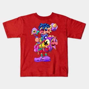 Cartoon Funny Art Kids T-Shirt